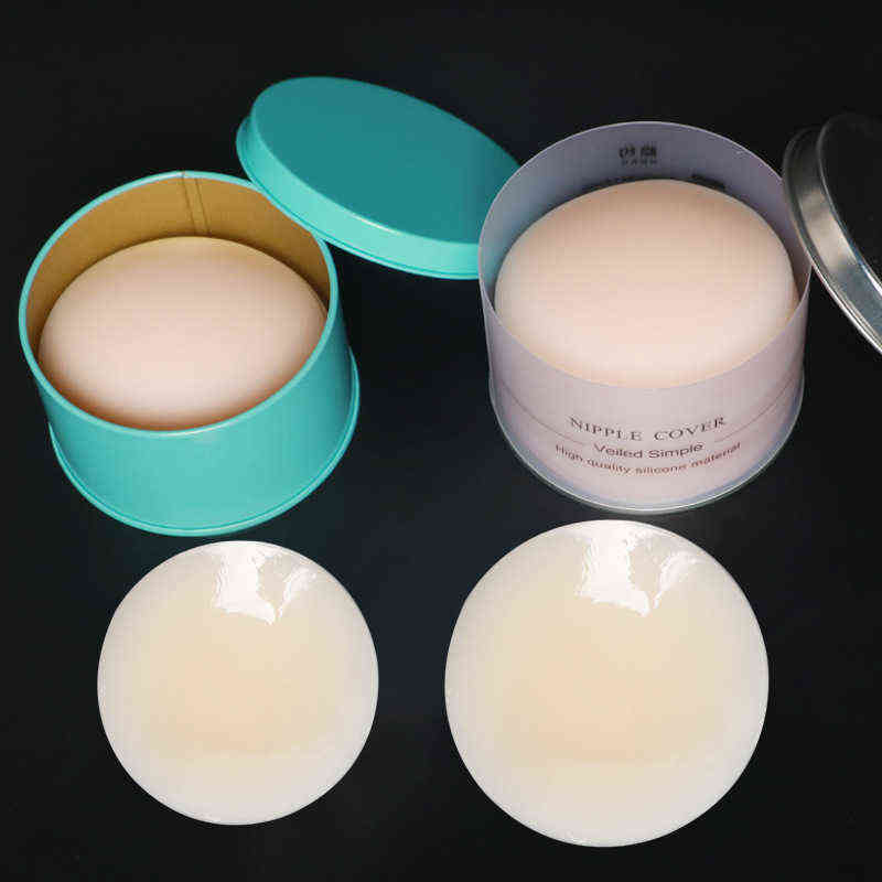 

Reusable Invisible Silicone Nipple Cover Self Adhesive Breast Chest Bra Pasties Pad Mat Stickers Accessories Lift For Woman H220511