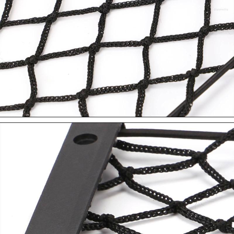 

Car Organizer Net Pocket Storage Mesh Bags Holder 3X Black Accessories