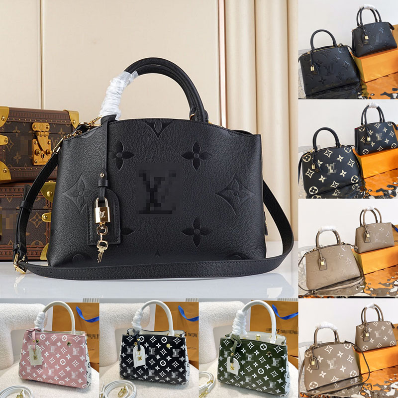 

Black Emboss Petit Grand Palais Designer Luxury Handbags Vintage Totes Real Cowhide Women Shoulder Crossbody Bag Lady Flap Purses Clutch Wallets, Bubble paper package