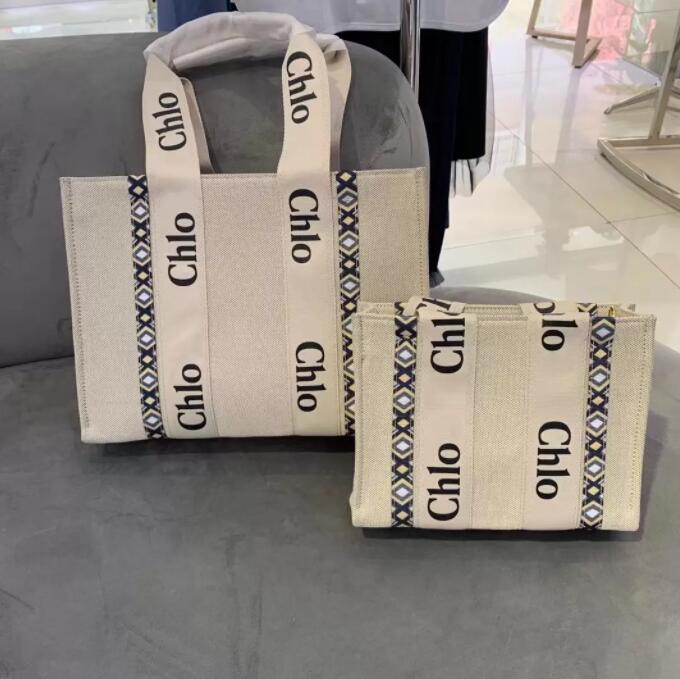 

Totes Top quality Women handbags WOODY Tote shopping hand high NYLON hobo fashion linen Large Beach s luxury designer travel Crossbody Shoul