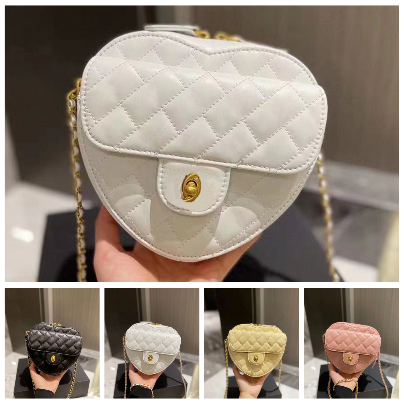 

Paris Designer Bag Luxury Purse Brand Shoulder Bags Leather Handbag Woman Crossbody Messager Cosmetic Purses Wallet by shoebrand S79 15, #30 box