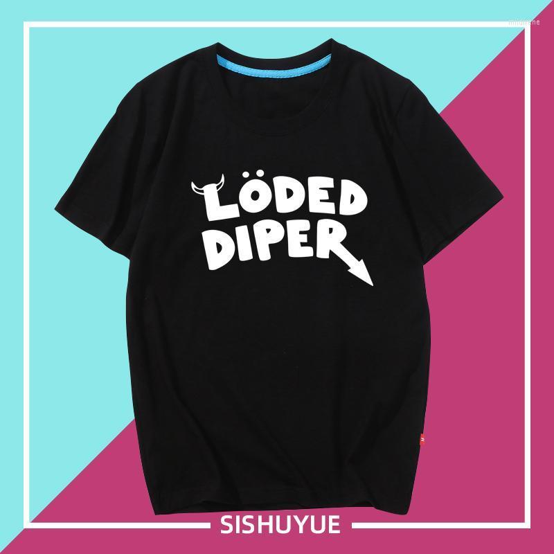 

Men' T-Shirts Men' Short-sleeved T-shirt LODED DIPER DIARY OF A WIMPY KID Tshirt Loose Cotton Casual TopMen' Mild22, Black