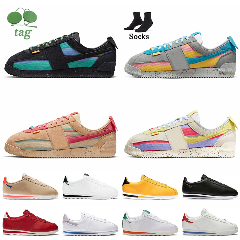 

Authentic OG 2022 Union LA X Cortez Running Shoes Offs Noir Smoke Grey Sesame Women Mens Trainers Forrest Gump Classic Leather Stranger, B10 union la x cortez sesame 36-45