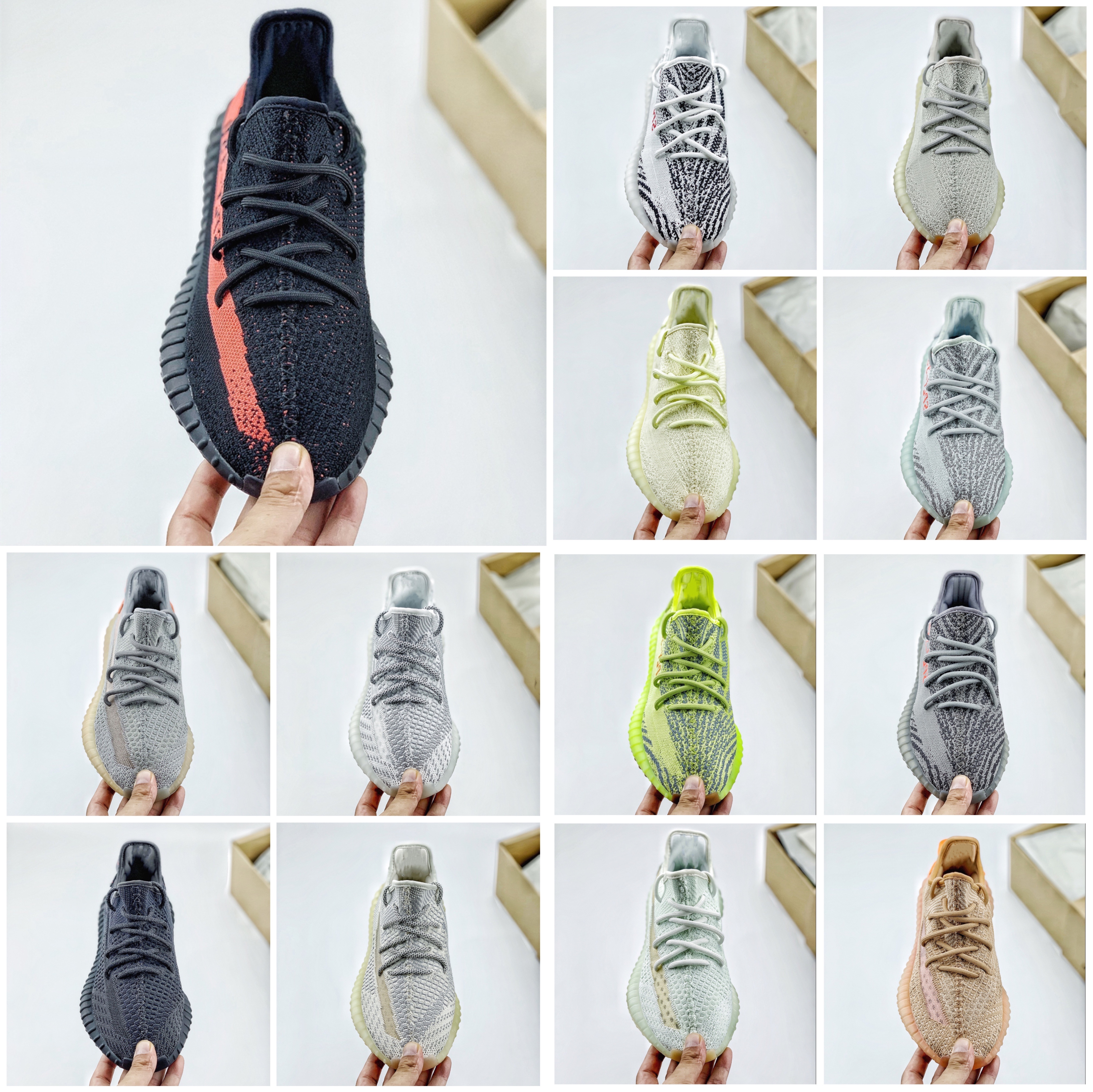 

shipped within 4 days kany v2 womens men shoes yecher ash stone clay earth desert sage carbon cinder sports sneakers with box 36-46