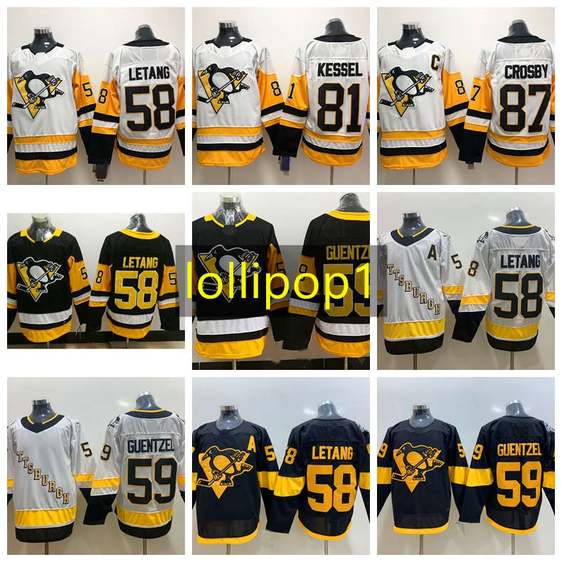 

Pittsburgh''Penguins Hockey Jerseys 58 Kris Letang 59 Jake Guentzel 66 Lemieux 71 Evgeni Malkin 87 Sidney Crosby 81 Phil Kessel men women youth 327, As