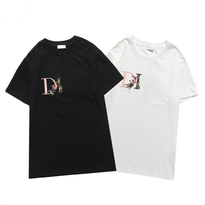 

22SS Mend T Shirt Hot Summer Style Tiger Embroidery With Letters Tees Short Sleeve Casual Shirts Tops Asian Size 15