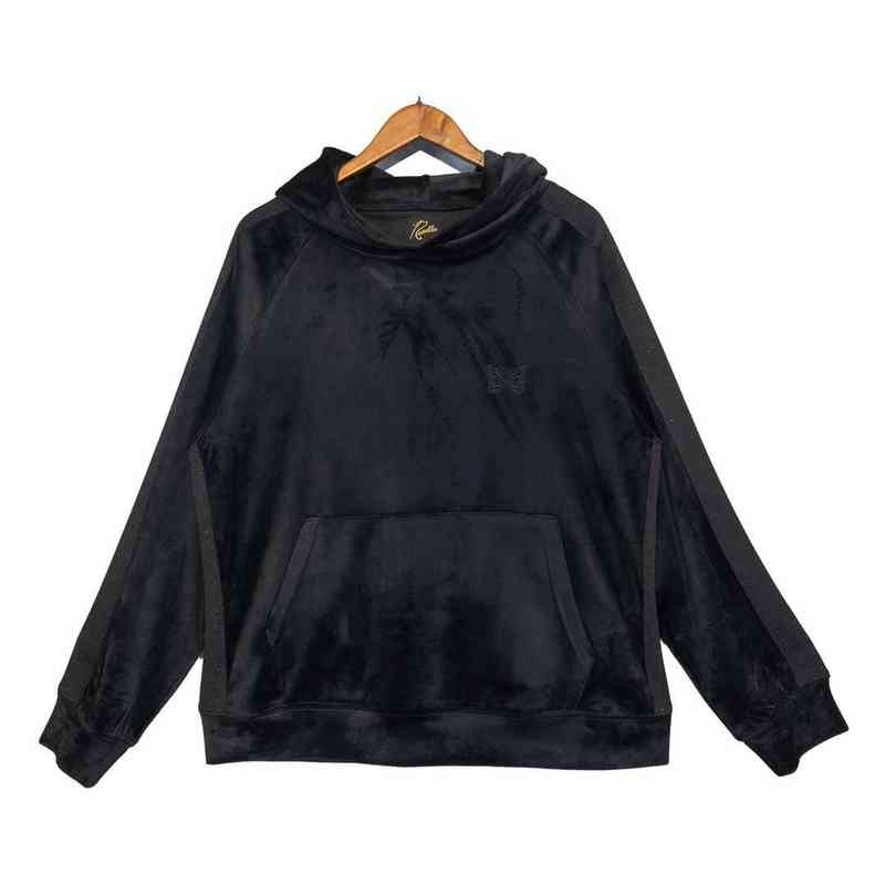 

Butterfly Needles Track Velvet Pants For Men And Women Japanese In Embroidery Sport High Street Hoodie T220721