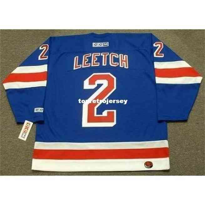 

Wholesale Mens Brian Leetch 2004 Ccm Home Cheap Retro Hockey Jersey, Blue