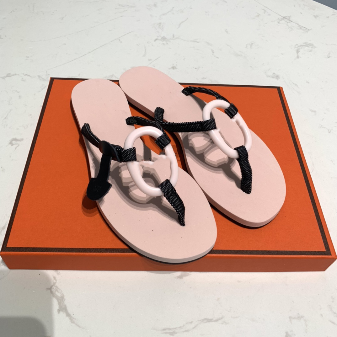 

2022 Fashion Slippers Beach Shoes Flip-Flops Double Foam Bottom Jelly Glue Buckle Ladies Summer Sandals