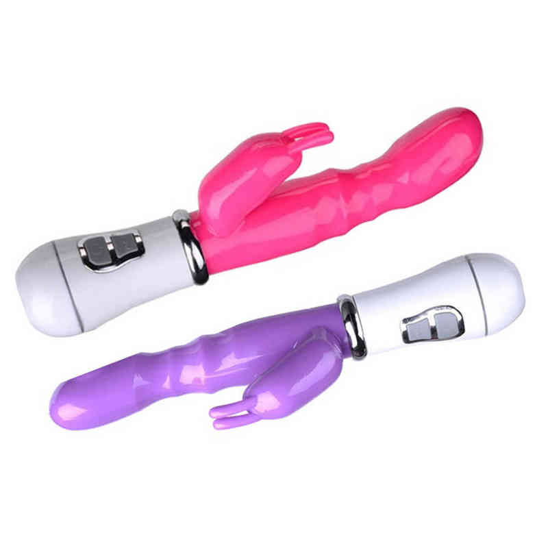 

NXY Vibrators Rabbit Vibrator AV Stick G-spot Double Vibrating Massager Female Orgasm Masturbation Clitoral Vaginal Stimulator Adult Sex To L1 0407