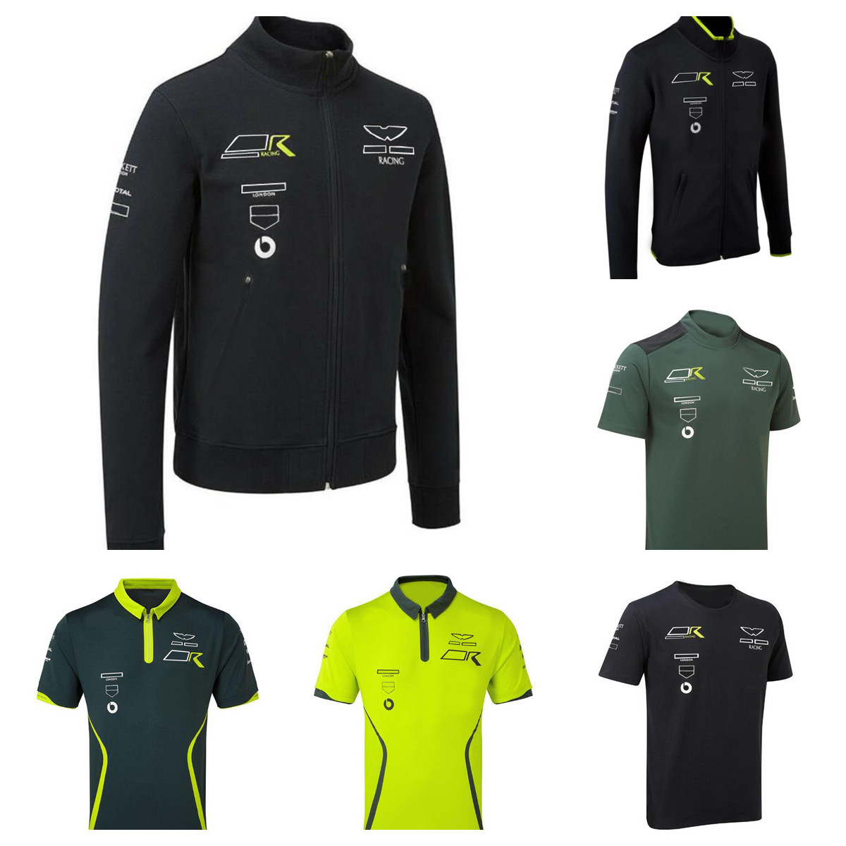 

F1 Formula One racing jacket team polo suit same style customization