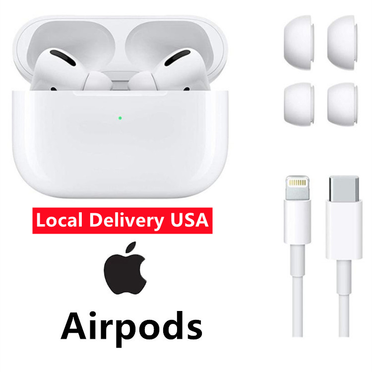 

3rd generation Airpods pro 3 Earphones AP3 AP2 GPS Rename Wireless Earbuds Bluetooth Headphones air pros 2nd headset with Valid serial number, White