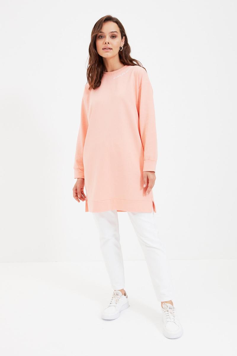 

Women' Hoodies & Sweatshirts Trendyol Knitted Sweatshirt TCTAW22TW0145Women, Powder