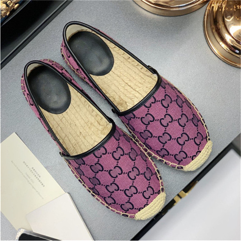 

Casual Shoes Women Espadrilles Summer ladies flat Beach sandals fashion woman Loafers Fisherman canvas Shoes size 35-40, Purple