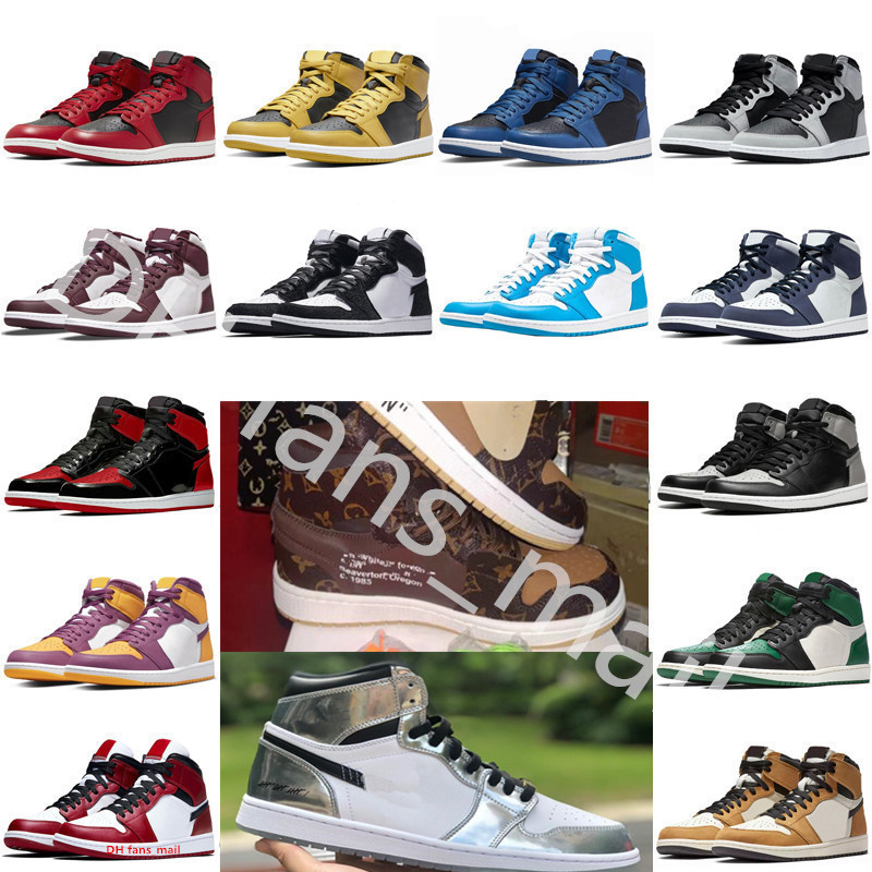 

University Blue 1 Og Basketball Shoes Jumpman 1 Pass The Torch High Dark Mocha Unc Light Smoke Grey Hyper Chicago Royal Toe Men Women lvs Trainers Sneakers, 17
