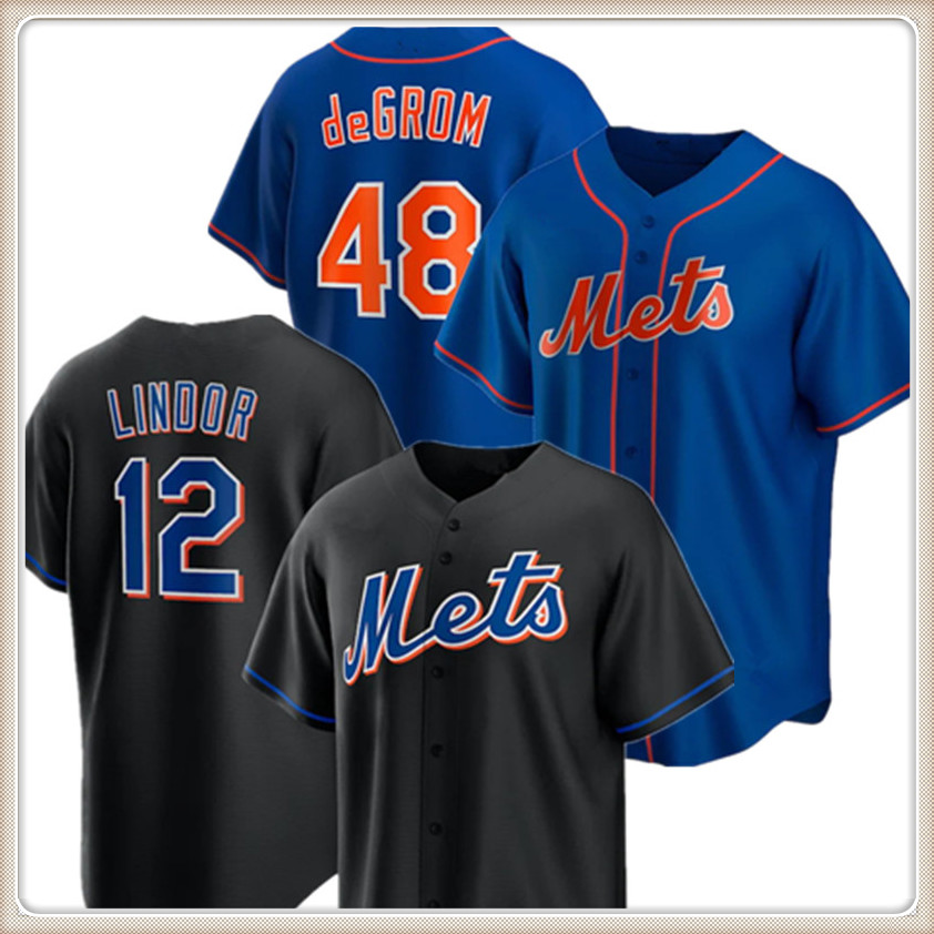 

Jacob deGrom Jersey Keith Hernandez Francisco Lindor Pete Alonso Mike Piazza Baseball Jerseys Darryl Strawberry Tom Seaver Jeff McNeil Black Blue, Women s-xxl daduhui