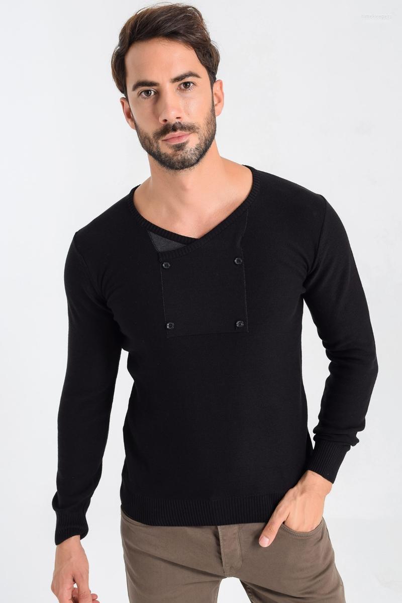 

Heyss Male Knitwear Sweater Men's Sweaters Time22, Black