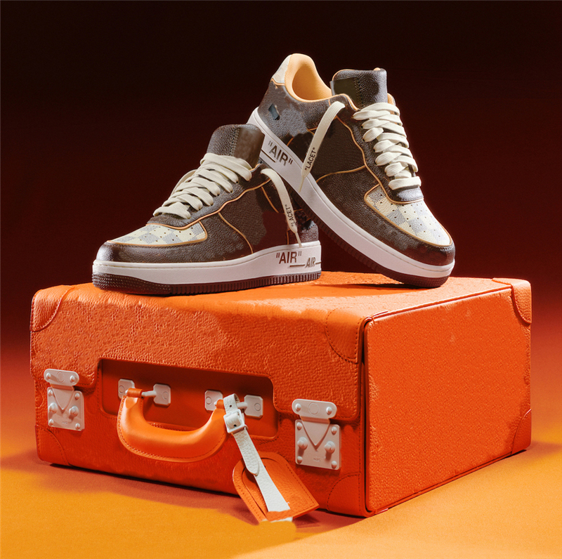 

Designer 1 Low Monogram Brown Damier Azur Authentic Leather Shoes Luxury Classic MS1211 Men Women Forces With Original Suitcase Box Walking Jogging Trainers, 18