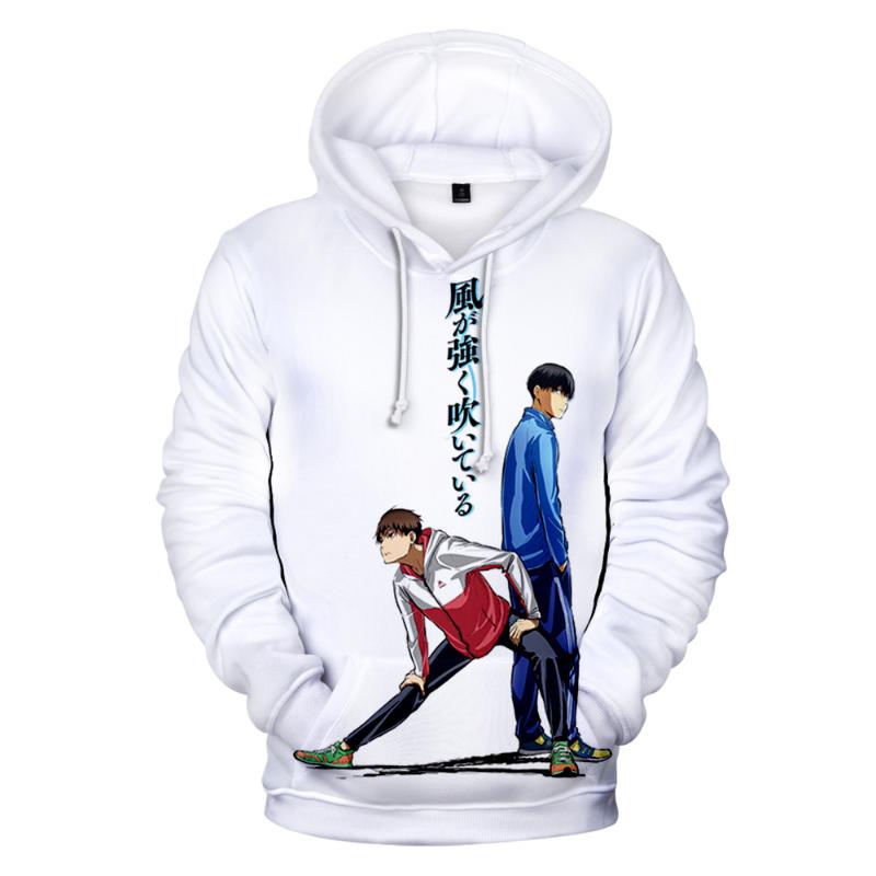 

Men's Hoodies & Sweatshirts Anime Run With The Wind 3D Long Sleeve Fashion Men/Women Harajuku Casual Men's PulloverMen's, Yh03