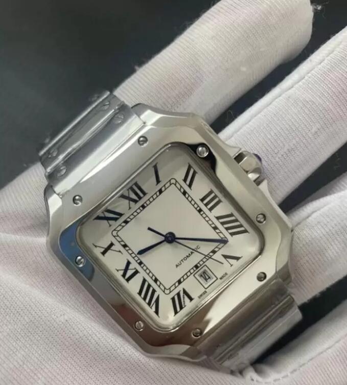 

Luxury Watches 2022 new man 40mm Geneva Genuine Stainless Steel Mechanical Watches Case and Bracelet Fashion Mens Male Wristwatch, 50m waterproof