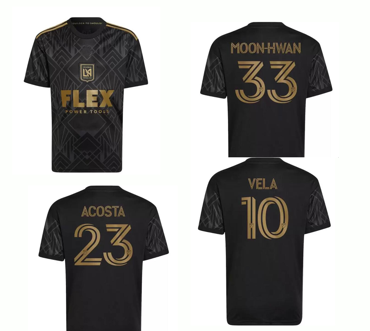

hot LAFC 22 23 Customized Thai Quality sports jerseys yakuda local online store football wear VELA 10 KAYE 17 ROSSI 9 GABER 4 KAYE 17 ACOSTA 23 ZIMMERMAN 25 MOON-HWAN 33, 22-23 home