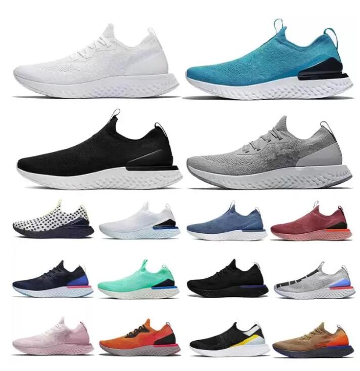 

2022 Epic React Fly Knit V1 V2 casual shoes Womens Mens Trainers Club Gold Triple Black White Slip On lacesless Loafers Sports Sneakers, Please contact us