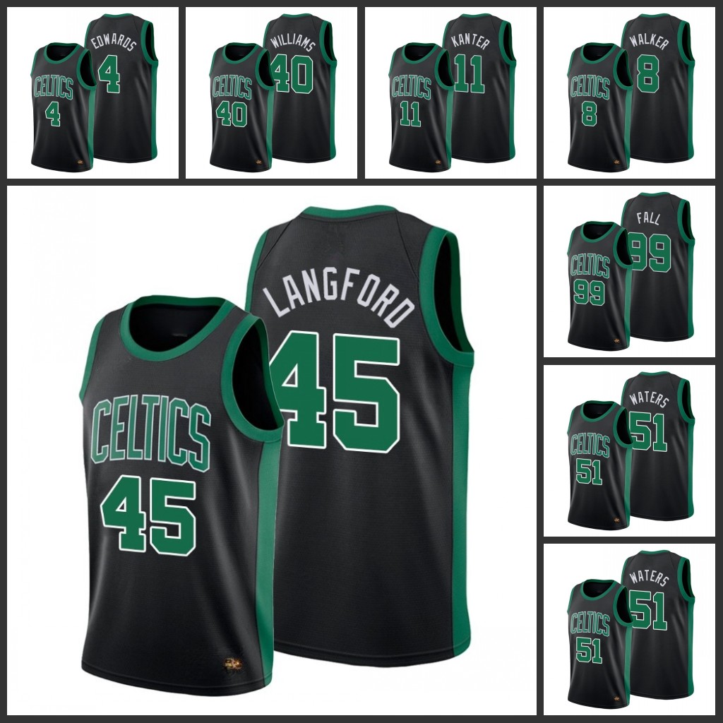 

Boston''Celtics''Men Carsen Edwards Grant Williams Jonathan Gibson Romeo Langford Tremont Waters Tacko Fall Jersey
