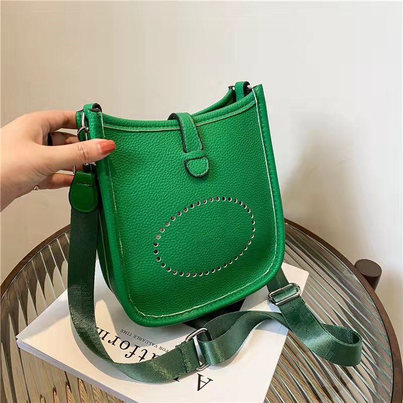 

Soft leather bag female Evelyn mobile phone bag fashion simple one-shoulder messenger handbag, Multi-color