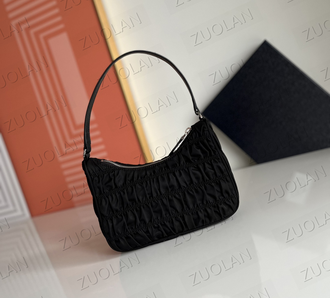 

1NE 204 designer latest hobo bag handbag designer wrinkled armpit bag lady evening clutch bag bucket purse luxury designer shoulder bags, Gift' bags