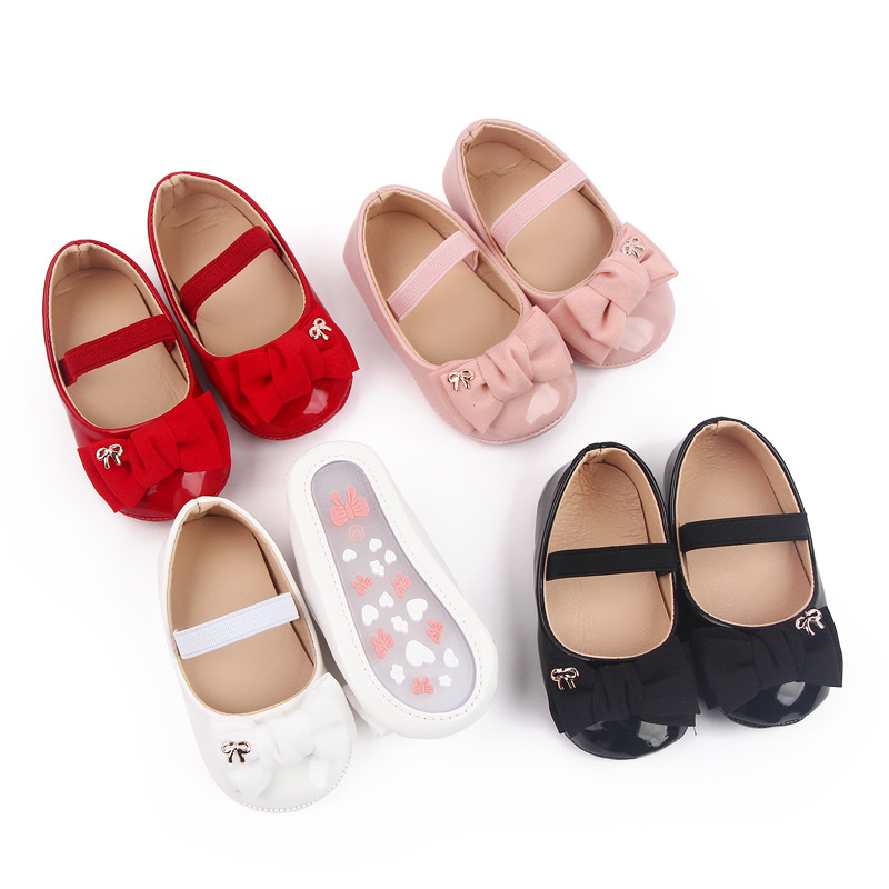 

Baby Girl Shoes Infant Toddler Kids Cute Anti-skid Casual Baby Shoes Spring Autumn Infant Booties First Walker 0-18 M, Red
