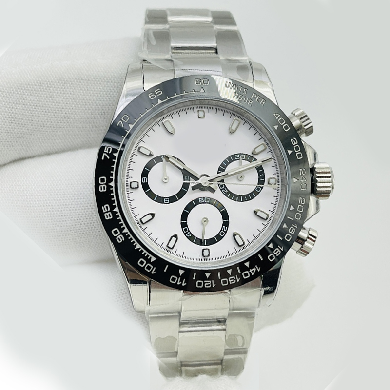 

Swiss Watches Luxury Men Watch Ceramic Bezel Stainless Steel Strap 40mm Water Proof Sports Wristwatches Automatic Mechanical Designer De Luxe