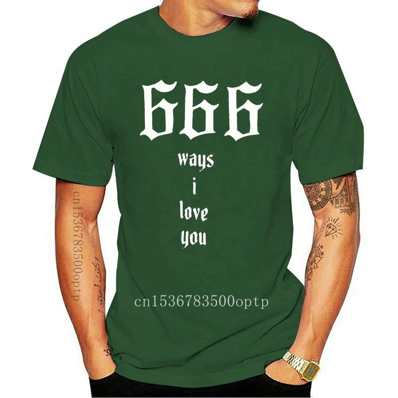 

Men's T-Shirts Men T Shirt 666 Ways I Love You - For Women T-shirtMen's, Black