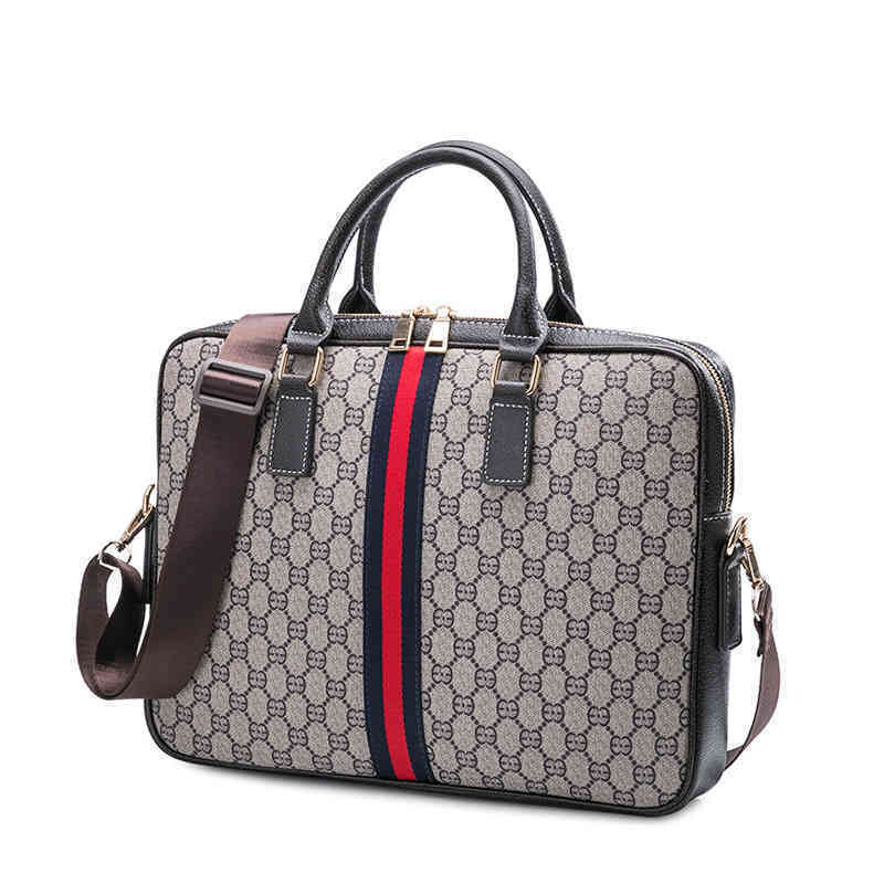 

handbag Men's and version laptop men's Single Shoulder leisure business document briefcase, Picture color