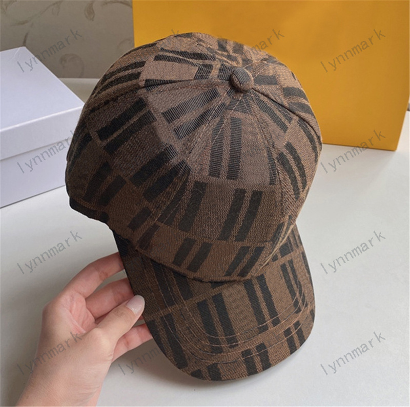 

Wholesale Womens Mens Designer Ball Cap Brown With Brand Letters Classic Fashion Designers Baseball Caps Luxurys Sun Hat Bucket Hats, No box