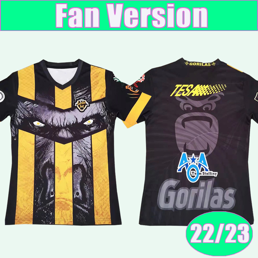 22 23 Gorilas De Juanacatlan Juanacatlán Soccer Jersey Home 2022 2023 Football Shirts Short Sleeve Uniforms