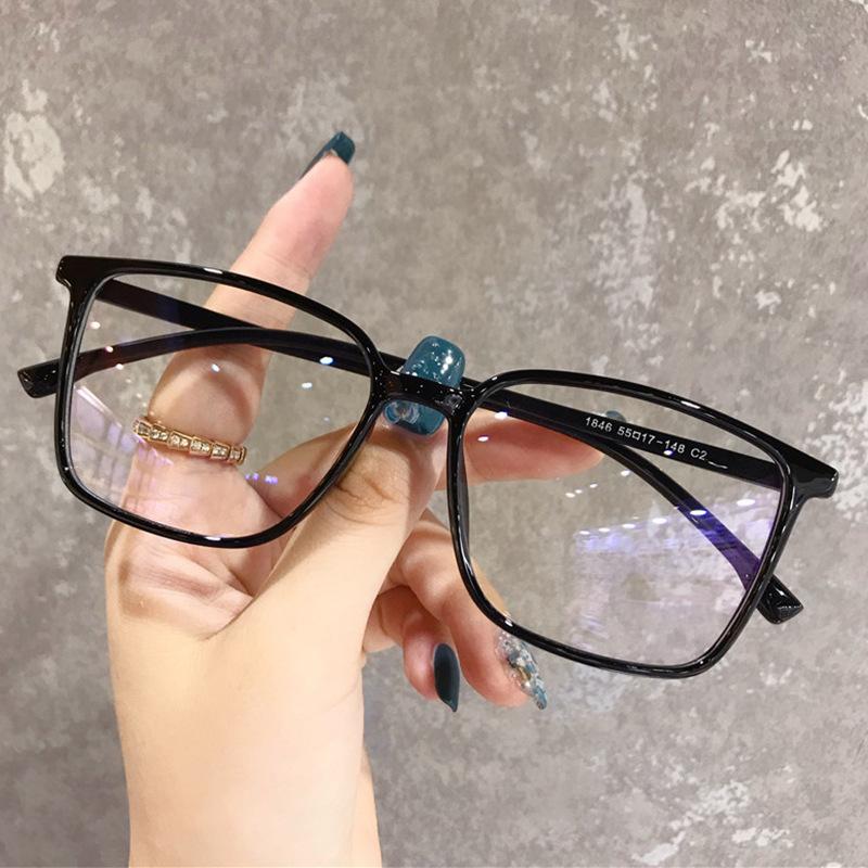 

Sunglasses Square Computer Glasses Women Anti-blue Light Frame For Vintage Eyeglasses Lentes De Lectura Mujer, White;black