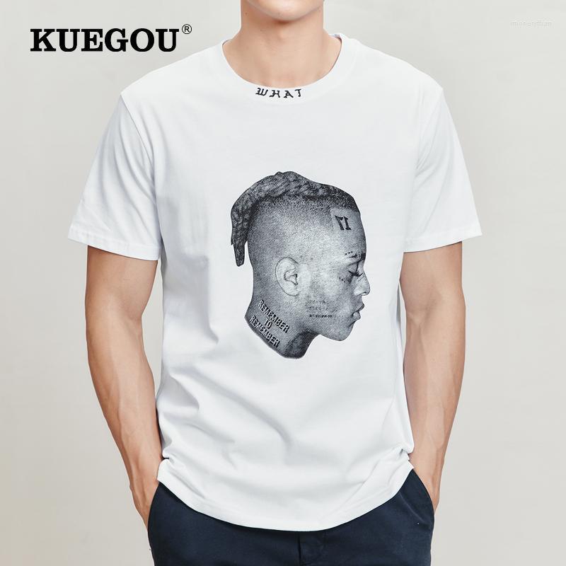 

Men's T Shirts 2022 Summer Men T-shirt Long Sleeve Cotton Tshirt High Quality Print Fashion White Top Plus Size BT-20537Men's Imon22