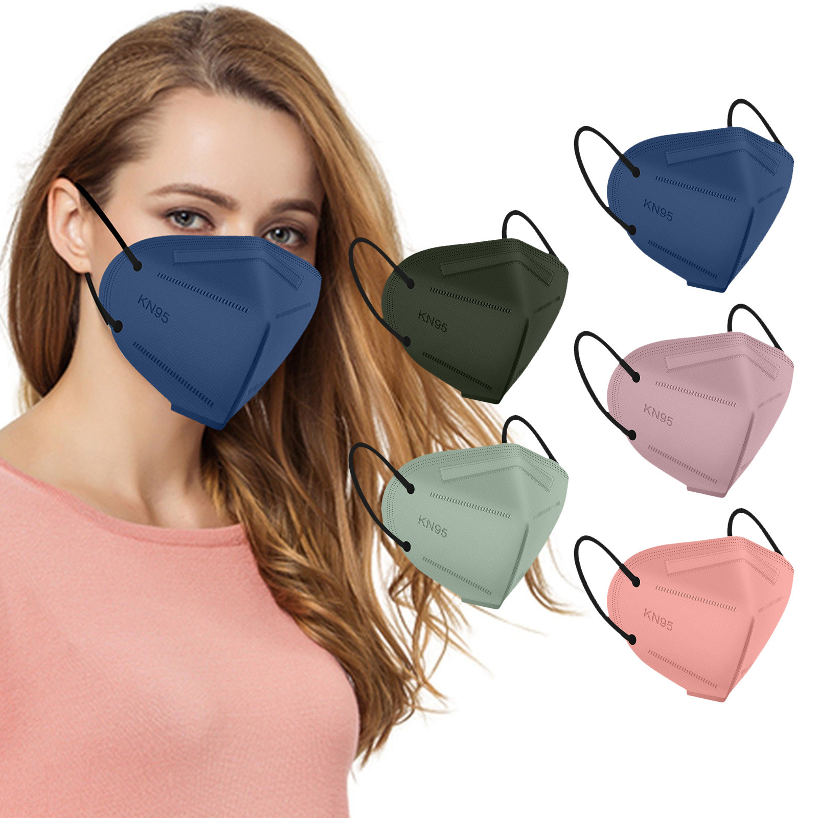 

Fashion adult masks KN95 non woven mask Morandi color mask Breathable comfort with comfortable ear rope