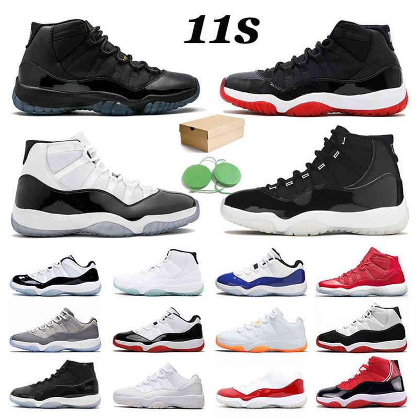 

With Box Trainers Jumpman 11 11s Sports Sneakers Retro Basketball Shoes Concord Bred High Citrus Low Xi Space Jam Cap And Gown Gam310K, B1 36-47 low wmns concord