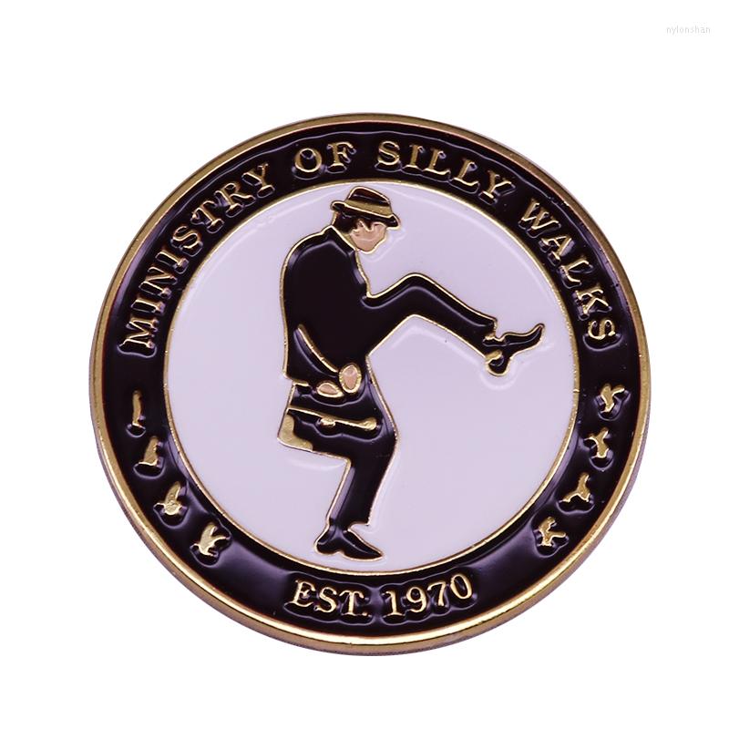 

Pins Brooches Monty Python's The Ministry Of Silly Walks Lapel Pin BroochPins