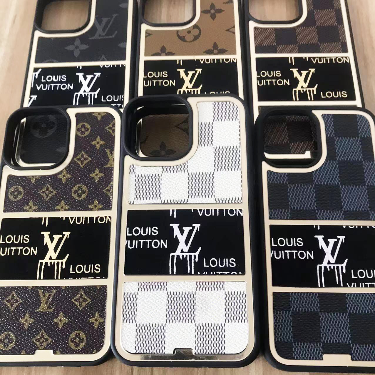 

Fashion Phone Cases for iPhone 13 12 pro max 11 13pro 13promax X XR XS XSMAX case PU leather shell designer LV Louis vuitton, #1