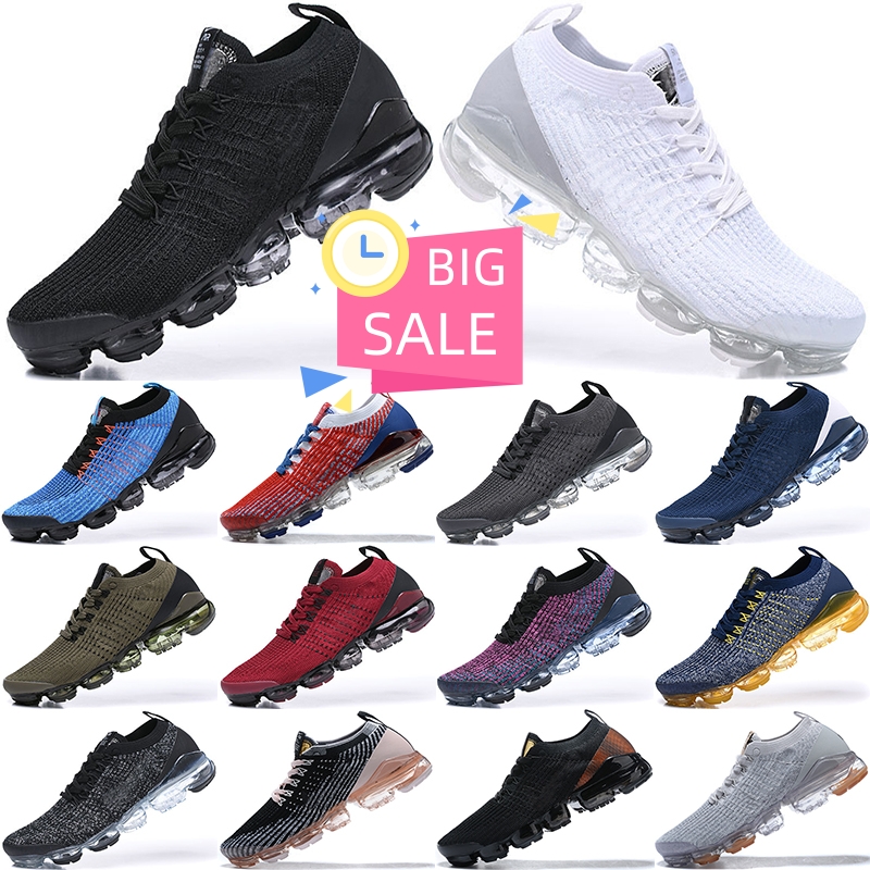 

2022 Vapores 3.0 USA Mens Be True Oreo Casual Shoes Fly Knit iron Grey Blue Red Chaussures Designer AIR Sneakers Trainers Maxes, 29