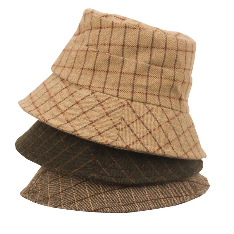 

Berets Unisex Thicken Cotton Bucket Hat For Women Autumn And Winter Outdoor Travel Bob Headwear Beach Cap Men Panama Fisherman HatBerets, Dark yellow