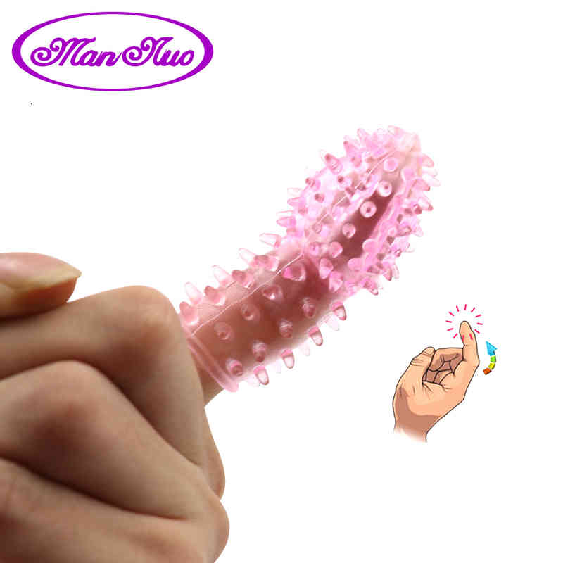 Massager Toys Cock 3 Pcs Sex Finger Penis Sleeve No Vibrator Woman Squirt G-spot-image-797473765