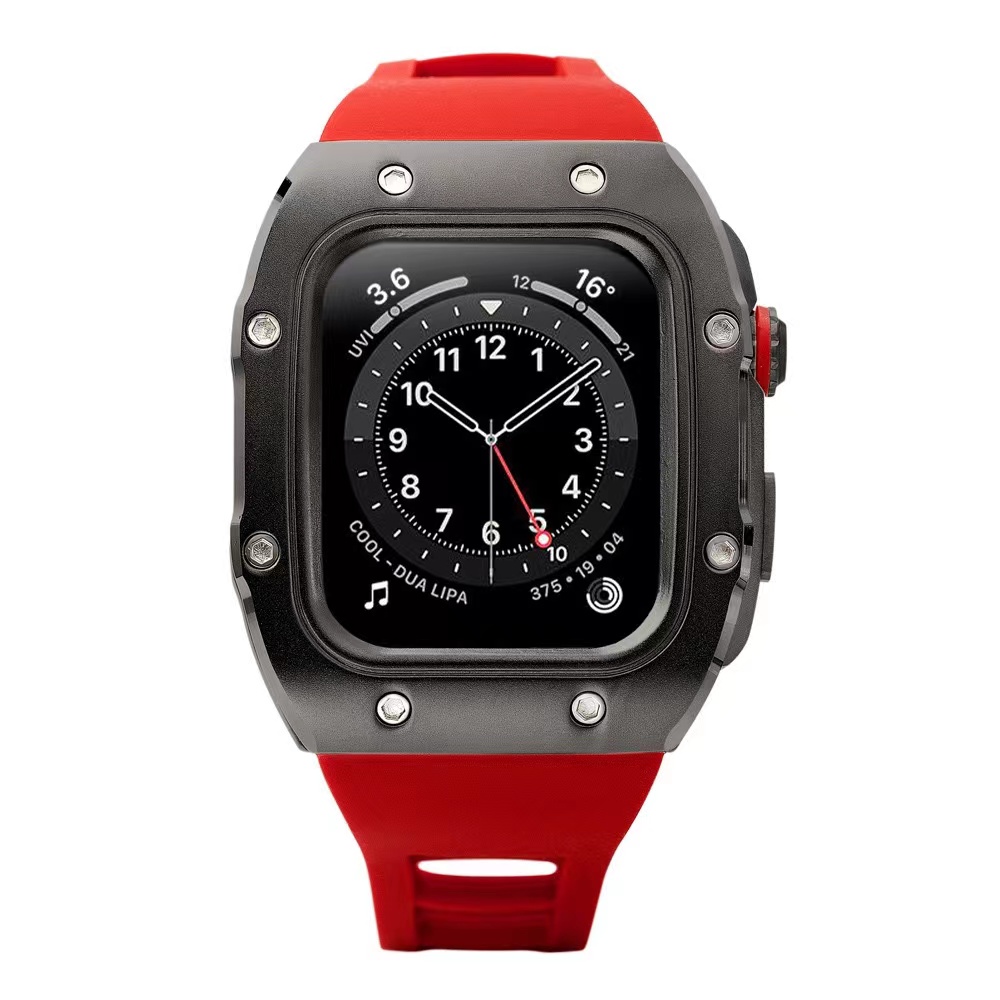 

Modification mod Kit Metal Bezel For Apple Watch Band Case 44mm Strap frame Replacement iWatch