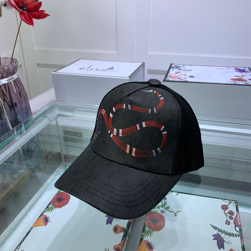 

2022 Popular snake flower Ball Caps Canvas Leisure Designers Fashion Sun Hat for Outdoor Sport Men Strapback Hat Famous Baseball Cap