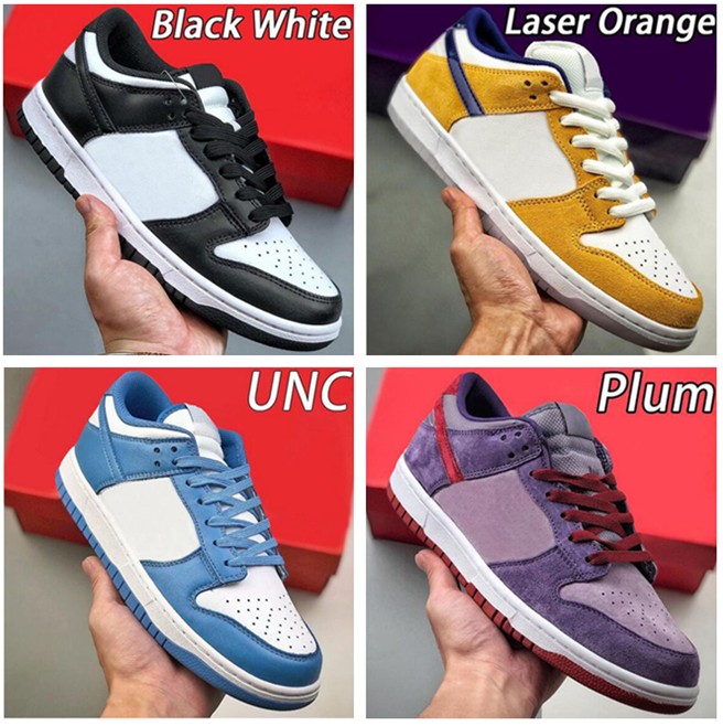 2022 Black White Panda Chaussures décontractées hommes Femmes Sneakers Université Blue Coast Photon Dust Outdoor Mens Trainer 36-44