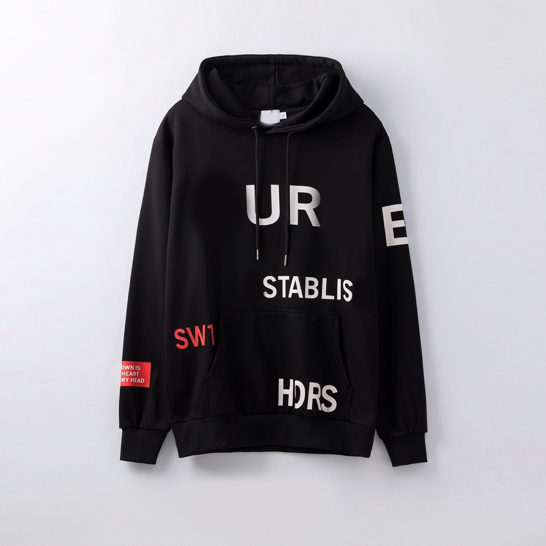 

Mens Hoodie Fashion Man Hoody Sweatshirts Letter For Men Sweater Pullover Women Hoodies Hip Hop Sweatshirt Loose 2022 Casual Clothing European size M- #14