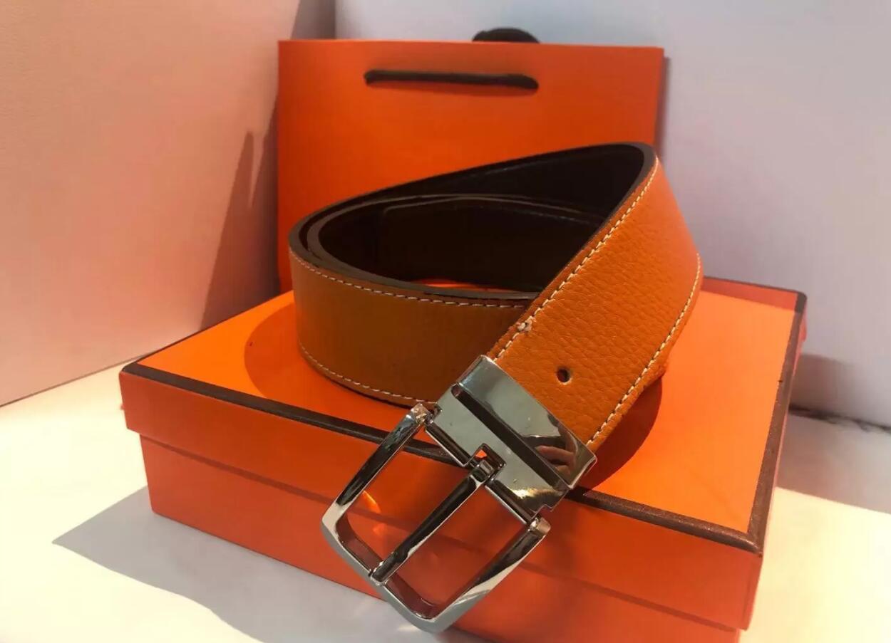 

Luxury Designers Belt Big H Buckle Fashion Genuine Leather Womens Belts Mens Classic Casual Waistband With Double Buckles Gift Box, Add origial box
