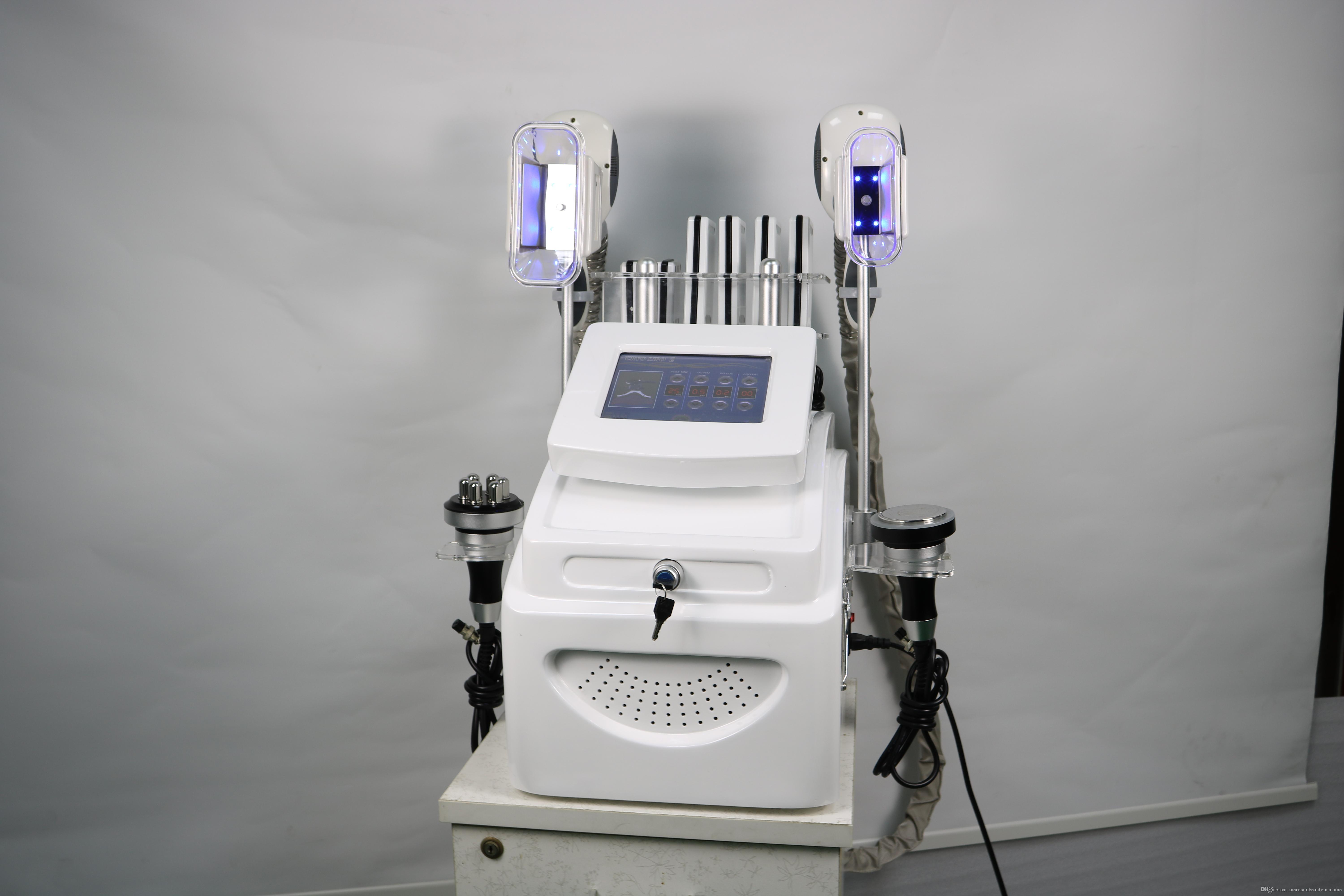 Best effect Powerful 5 in 1 cryo Lipolaser 40K Cavitation Vacuum RF body Slimming machine radio frequency weight loss beauty machine